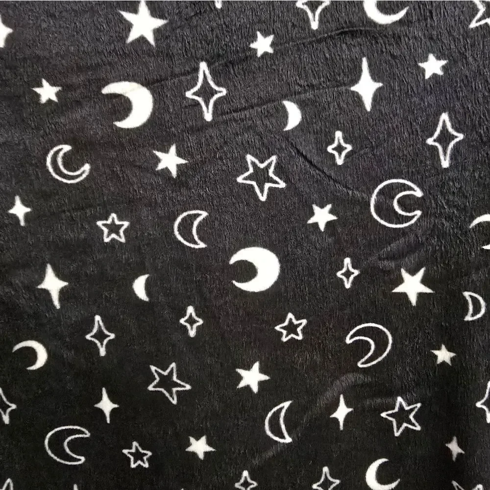 Nwt Toddle Boy's Cat & Jack Super Soft Velour Star and Moon pajama set
